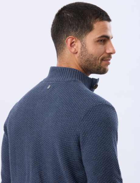 BUZO TEJIDO TEXTURADO Piedra