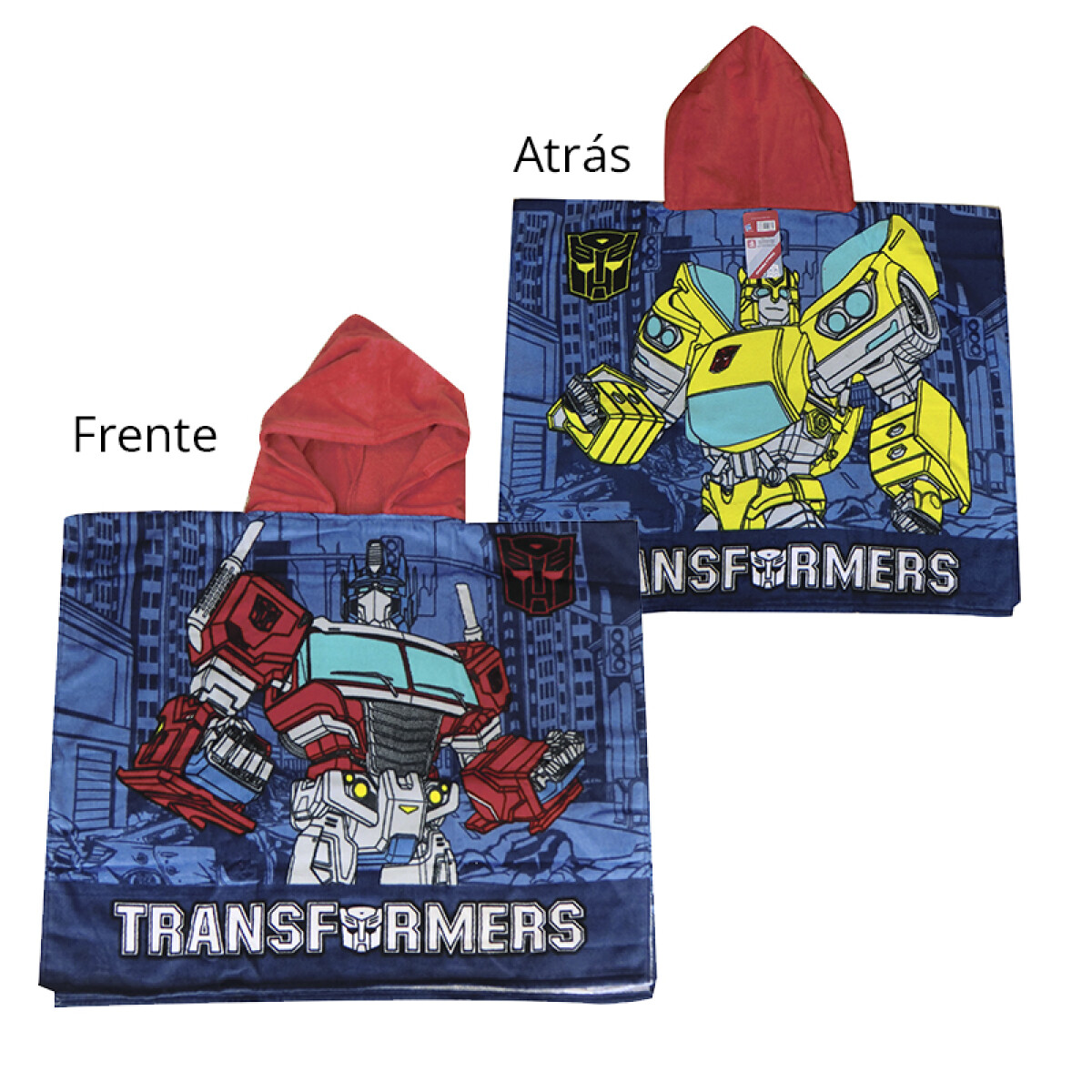 Bata Poncho de Baño Infantil Transformers 