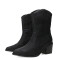 Bota de Mujer Miss Carol LITER tejana media Negro