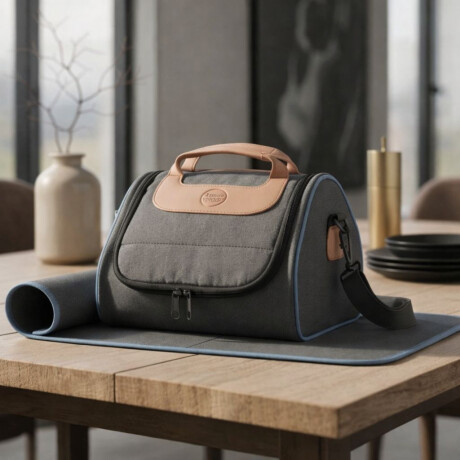 Lunchera Térmica Concept Adulto - Gris/Azul Lunchera Térmica Concept Adulto - Gris/Azul