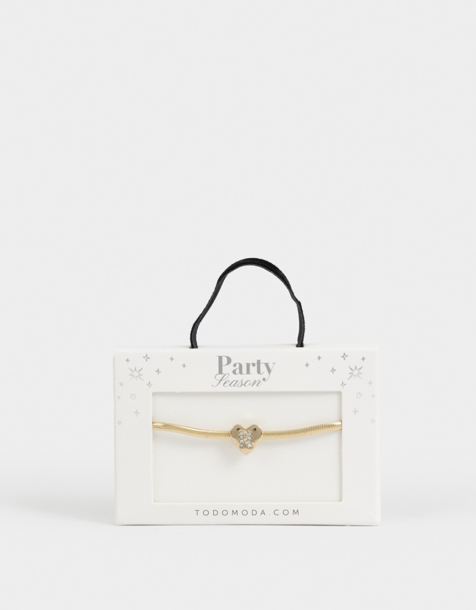 Pulsera Flexible De Inicial "r" 