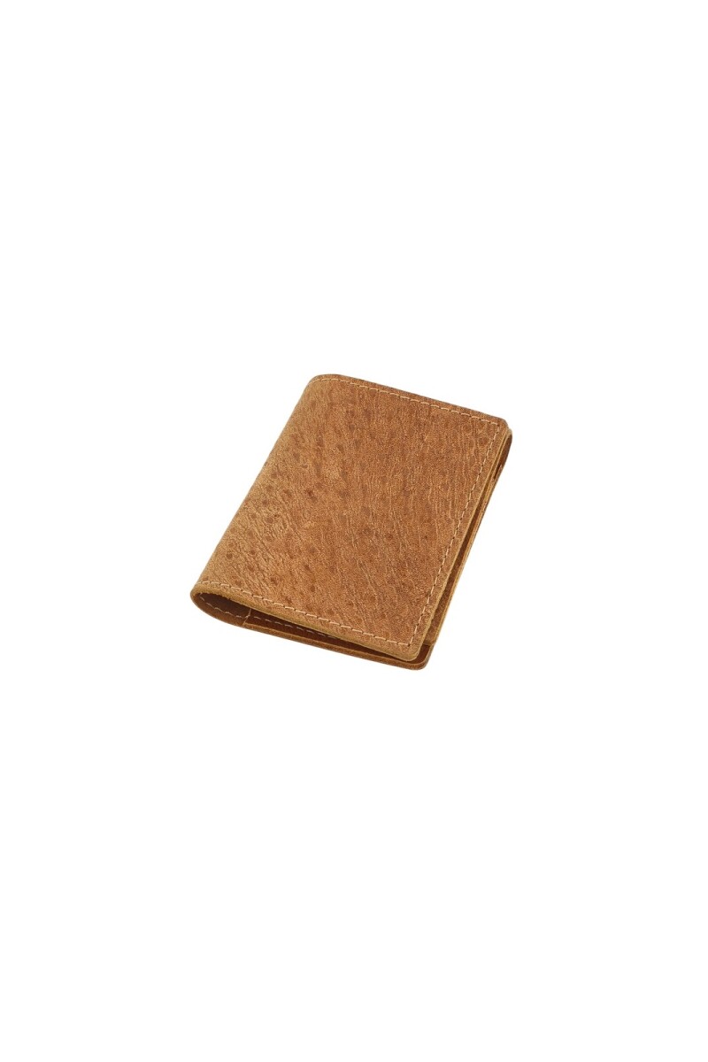 Porta Tarjetas de Cuero Premium: Minimalismo y Organización Elegante. Marrón