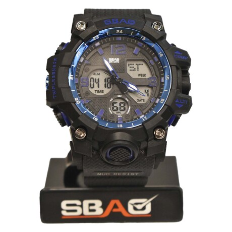 Reloj Deportivo de Pulsera con Pantalla Luz Led para Hombre Azul