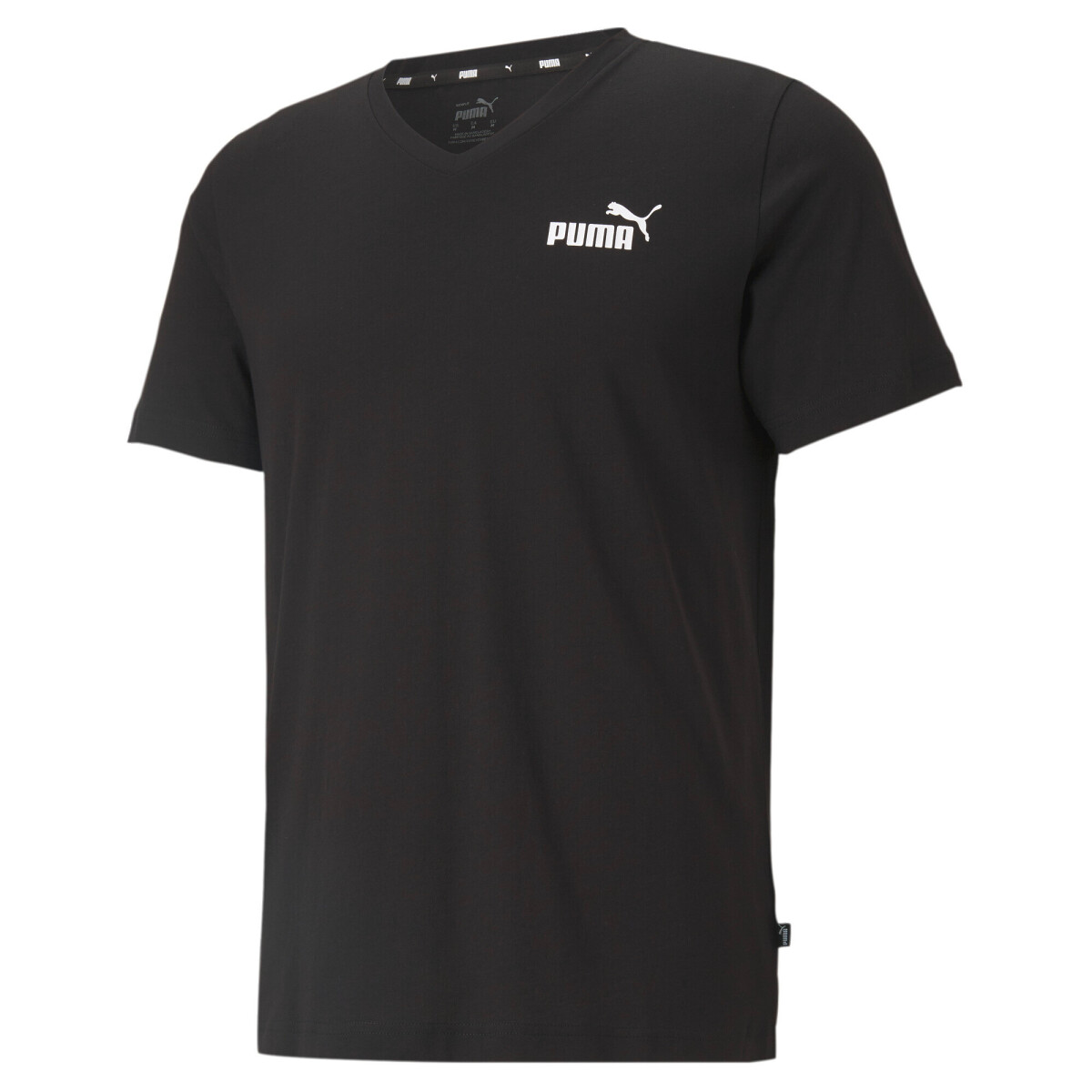 Remera Essentials V Neck Tee de Hombre - Negro 