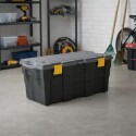 CAJA BAUL ORGANIZADOR WENCO 100 LITROS NEGRO-GRIS CAJA BAUL ORGANIZADOR WENCO 100 LITROS NEGRO-GRIS