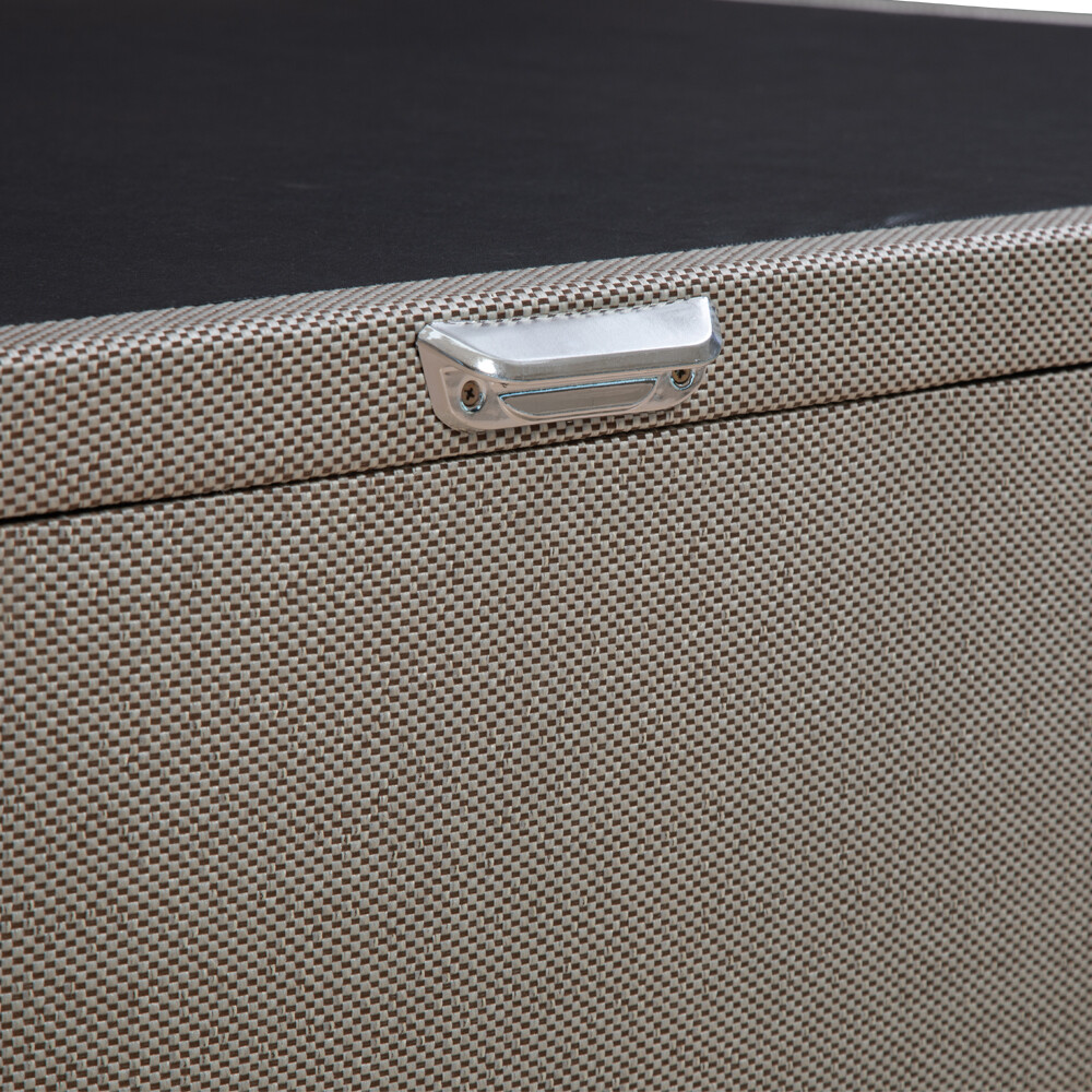BOX BAÚL 2 PLAZAS BASE DE SOMMIER GUARDARROPA CAMA BEIGE