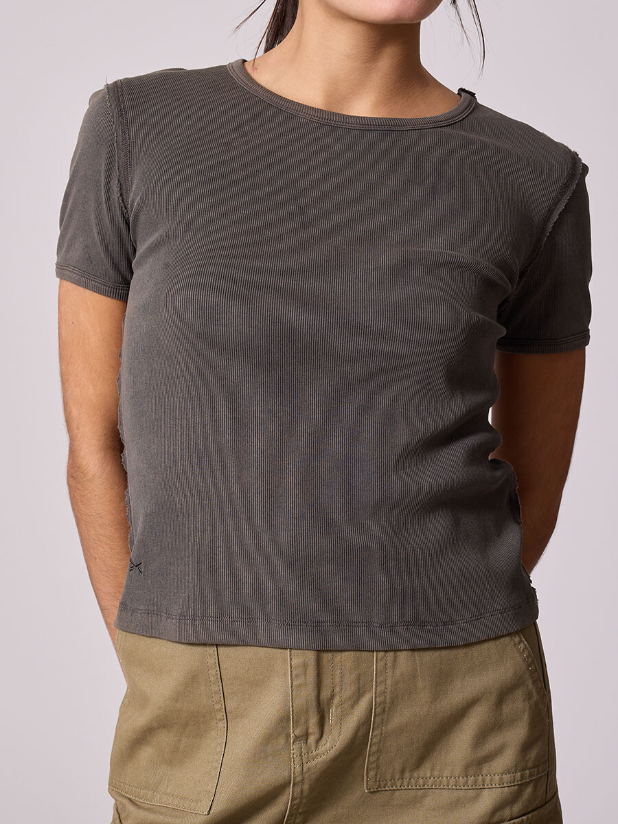 TOP CASSEY DIXIE - Gris Oscuro 