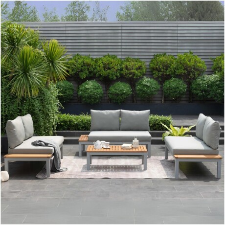 Sillón De Jardín Con Mesa RUSTICO Kingsbury Hydra 2 Plazas Sillón De Jardín Con Mesa RUSTICO Kingsbury Hydra 2 Plazas