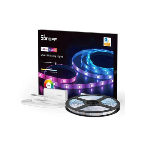 Kit Cinta Tira Led Wifi Sonoff Rgbw 10W 5M Ip65