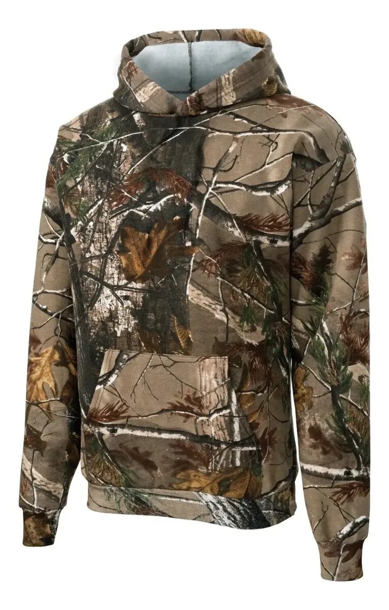 BUZO JAGER CANGURO REALTREE LISO NEGRO (C314).- 