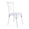 Silla Vienesa de Jardin Blanco