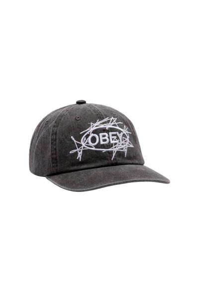 OBEY DUSTER 6 PANEL VELCRO BK Negro