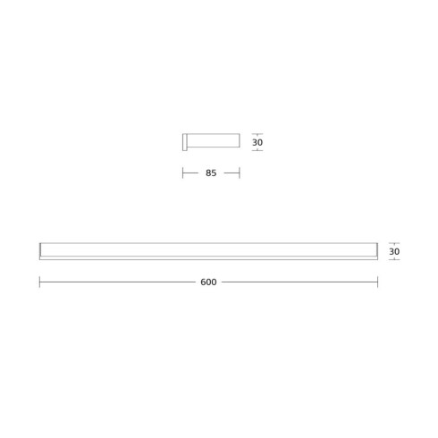 TOALLERO RECTANGULAR METAL LATON CROMADO BRILLO 60CM CROMO