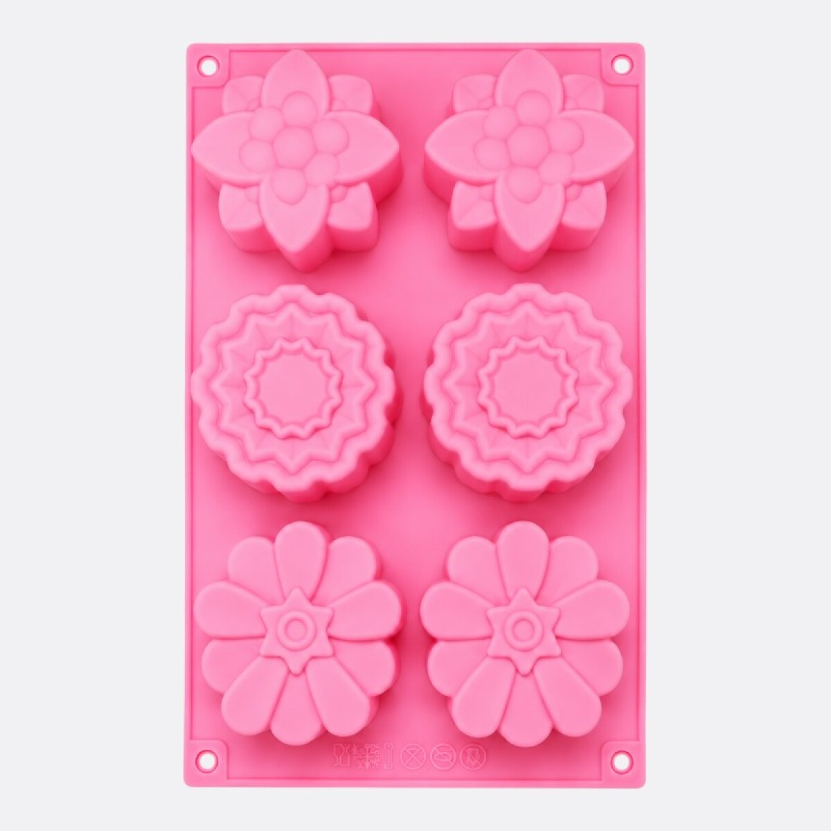 Molde Para Crear Velas Rosa - Modelo 2 