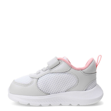 Championes Infantiles Puma Blanco - Gris - Rosa