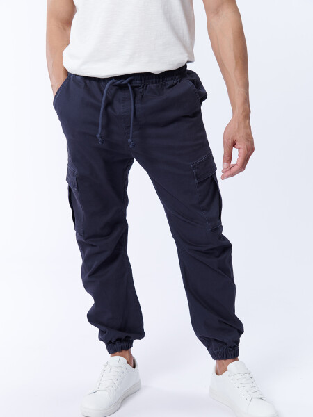 Pantalón cargo jogger Azul