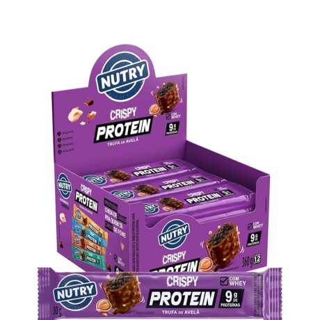 Barra de proteina 30gs x12 Nutry Avellana