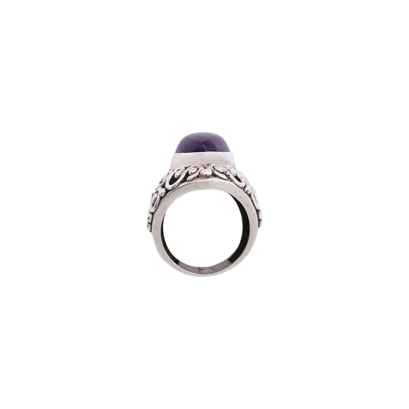 Anillo Lagrima Amatista Imperial. Plata 925 - AN4752 sinpiedra