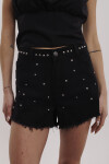 SHORT JEAN NELA NEGRO