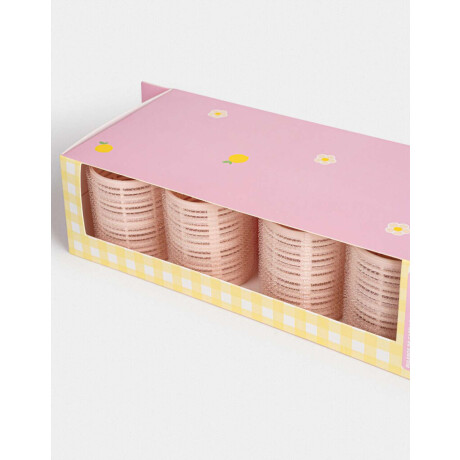 Set De Ruleros Para Pelo Rosa Polvo