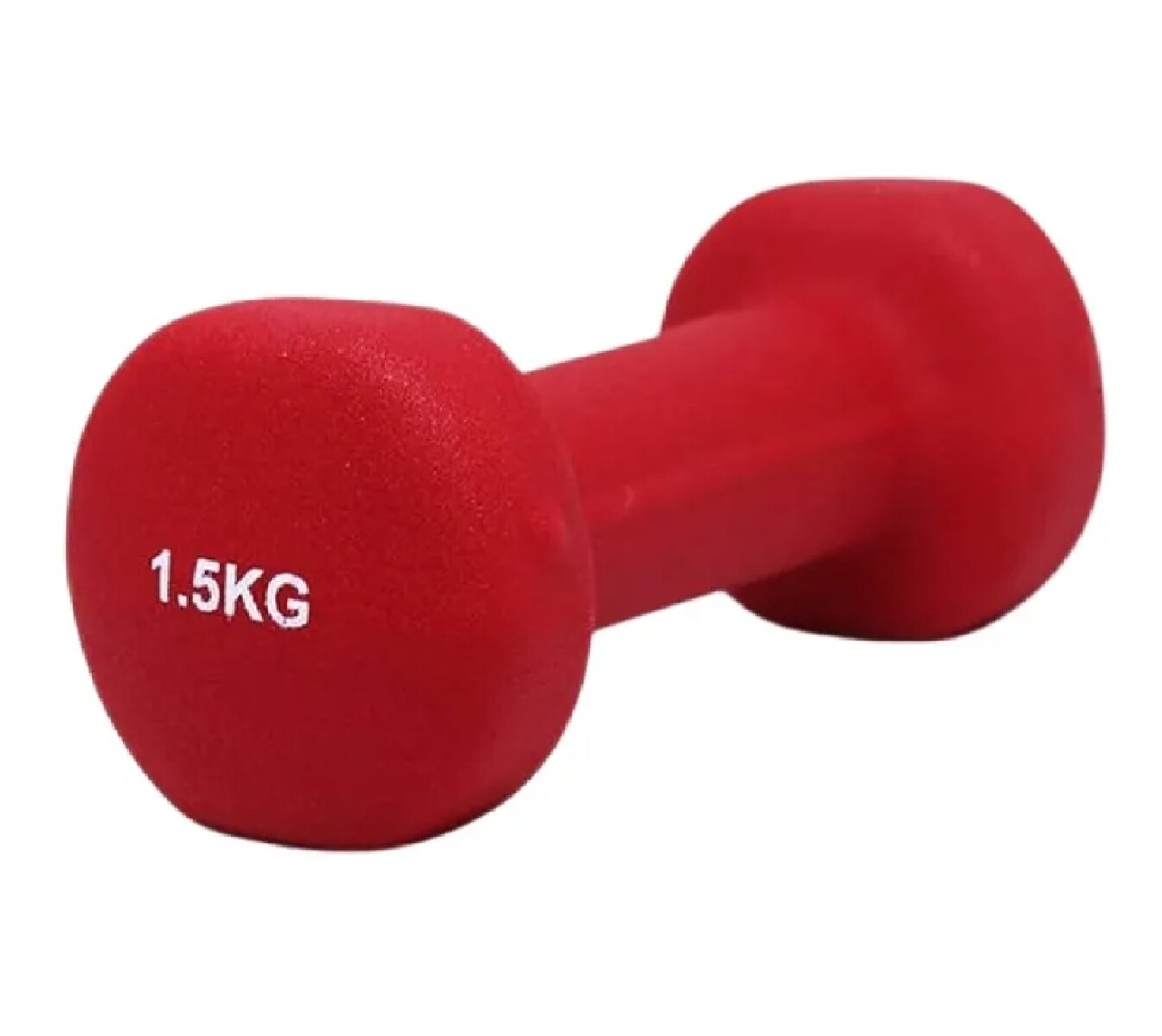 Mancuerna engomada de 1.5KG - Rojo 