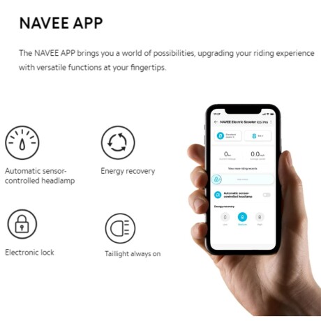 Scooter eléctrico Navee V25 V01