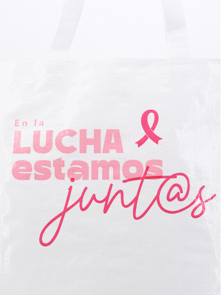 BOLSA LAMINADA INSTITUCIONAL LUCHA BLANCO