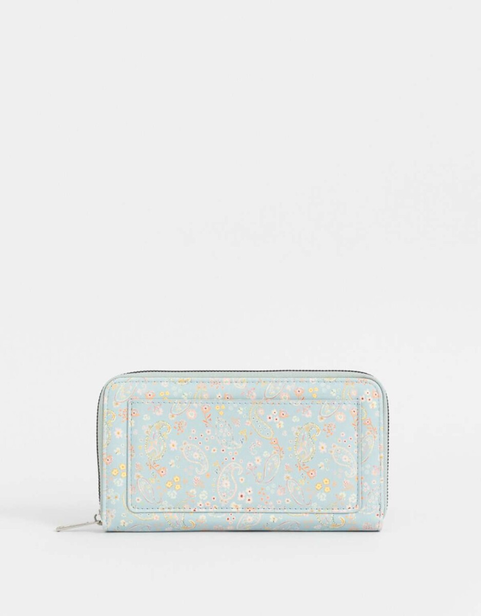 Billetera Fichero Paisley - Estampado Flores 