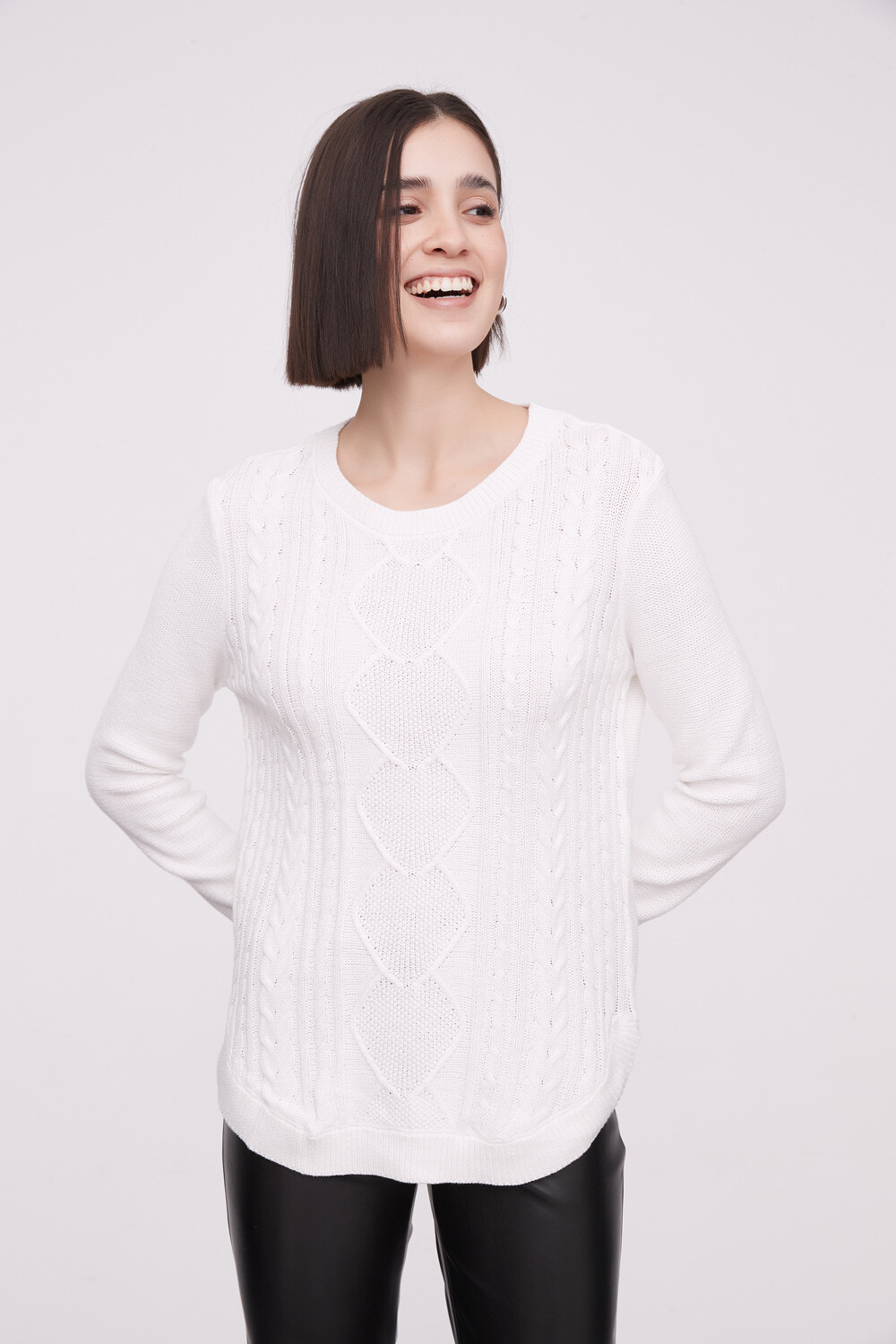 Sweater Aspasia Marfil / Off White