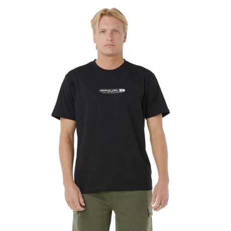 Remera Rip Curl Vaporcool Test Tube Negro