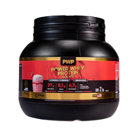 Power Whey Protein Isolate Frutilla 908g Power Whey Protein Isolate Frutilla 908g