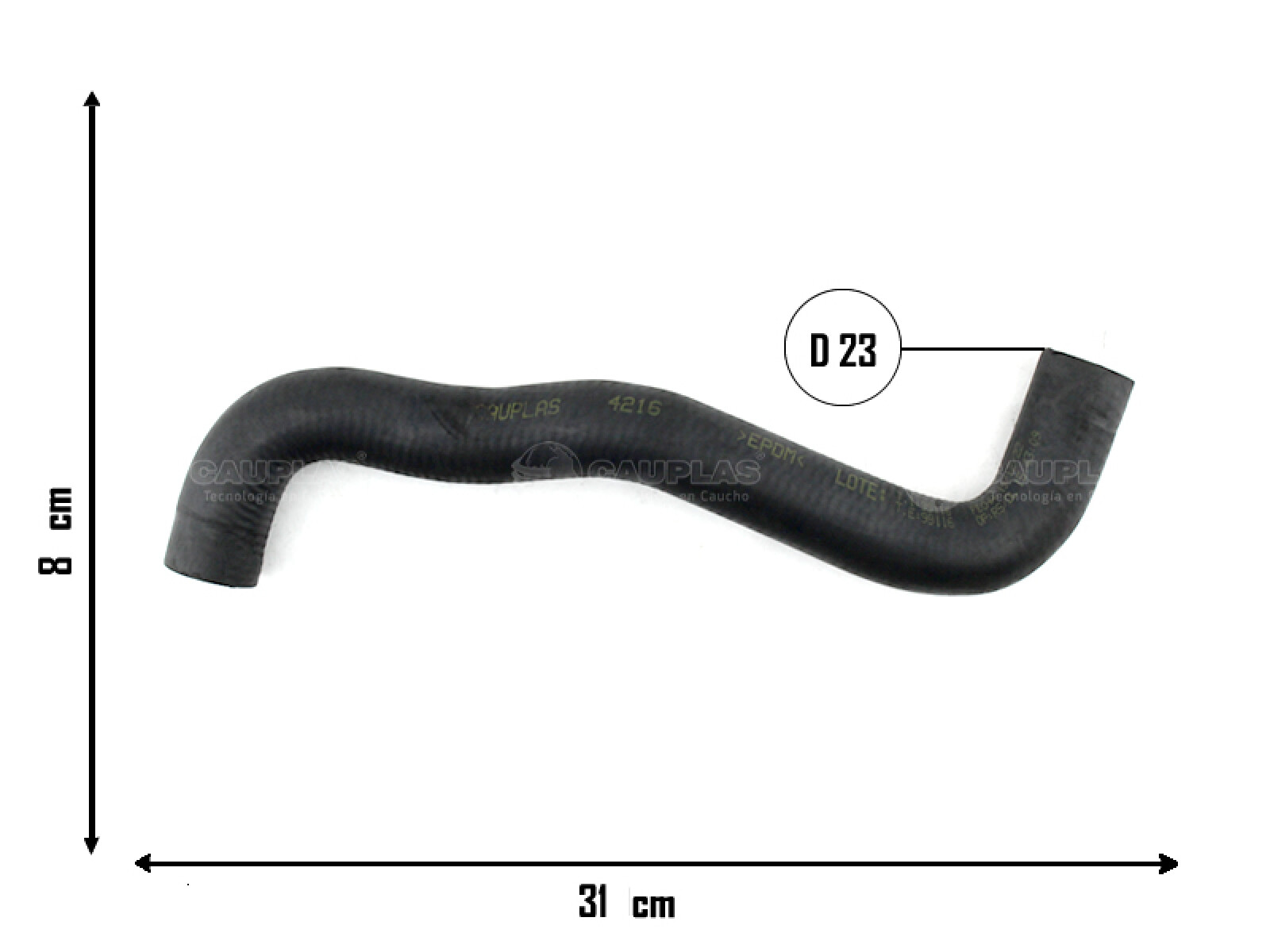 CAÑO VOLKSWAGEN POLO CLASSIC-CADDY INTERMEDIO CAUPLAS 