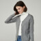 Cardigan Stratford Gris Melange Medio