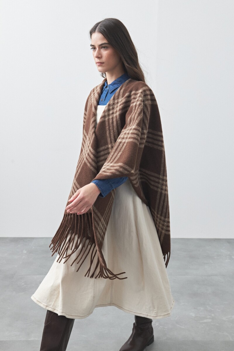 PONCHO HORIATIKI Chocolate
