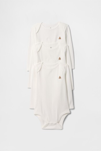 Bodies Pack X3 Bebé Opt1 New Off White