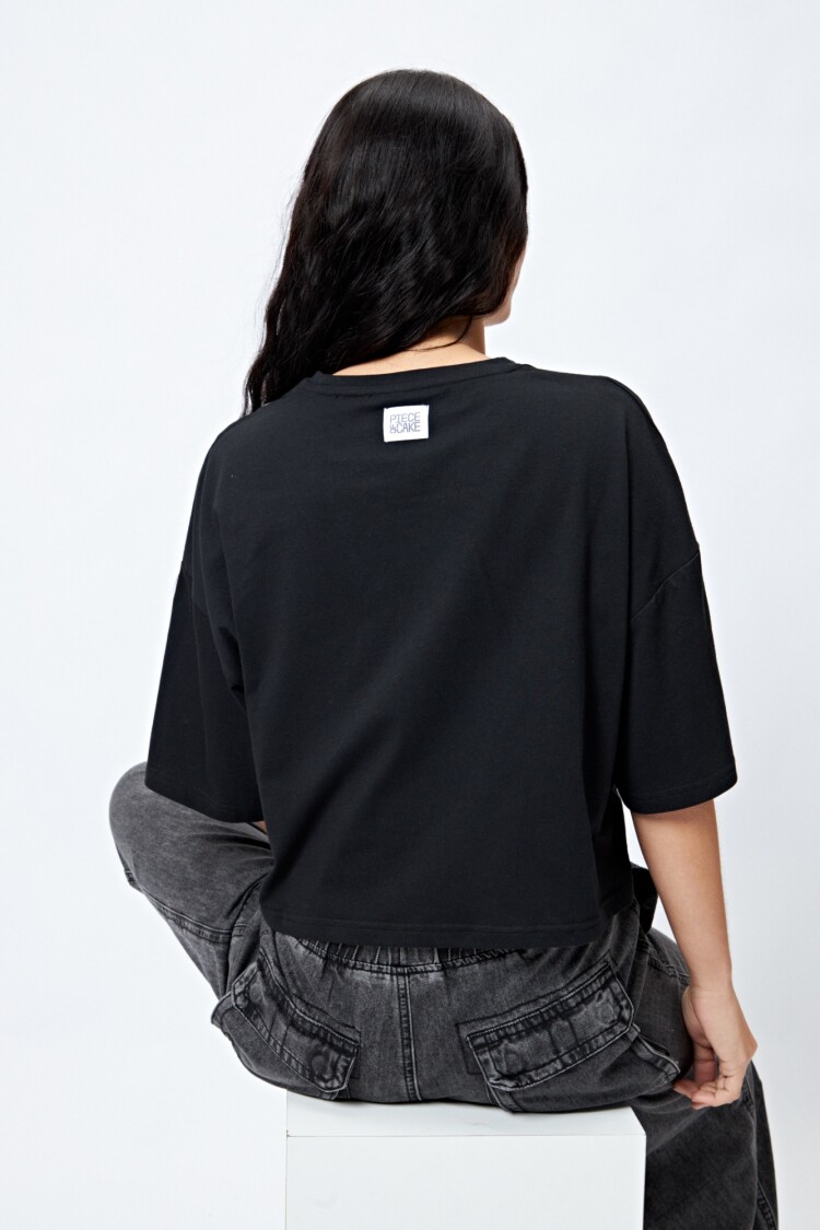 REMERA LETSI Negro