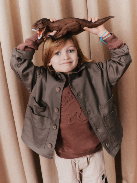 CAMPERA MARC VERDE GRISACEO
