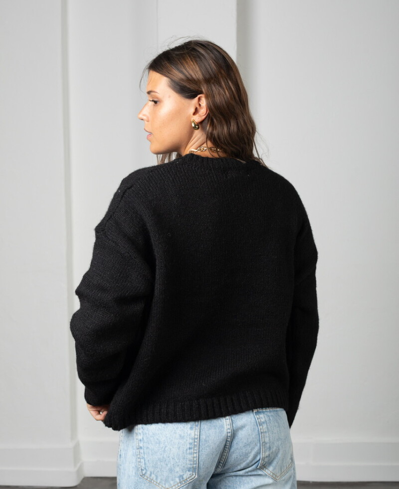 Buzo Valentina negro