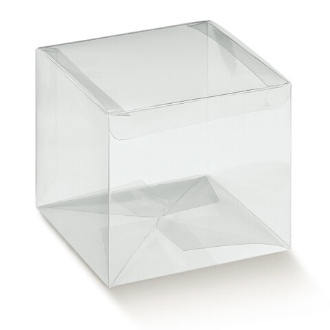 Caja transparente 12x12x12 cm. - TRANSPARENTE Caja transparente 12x12x12 cm. - TRANSPARENTE