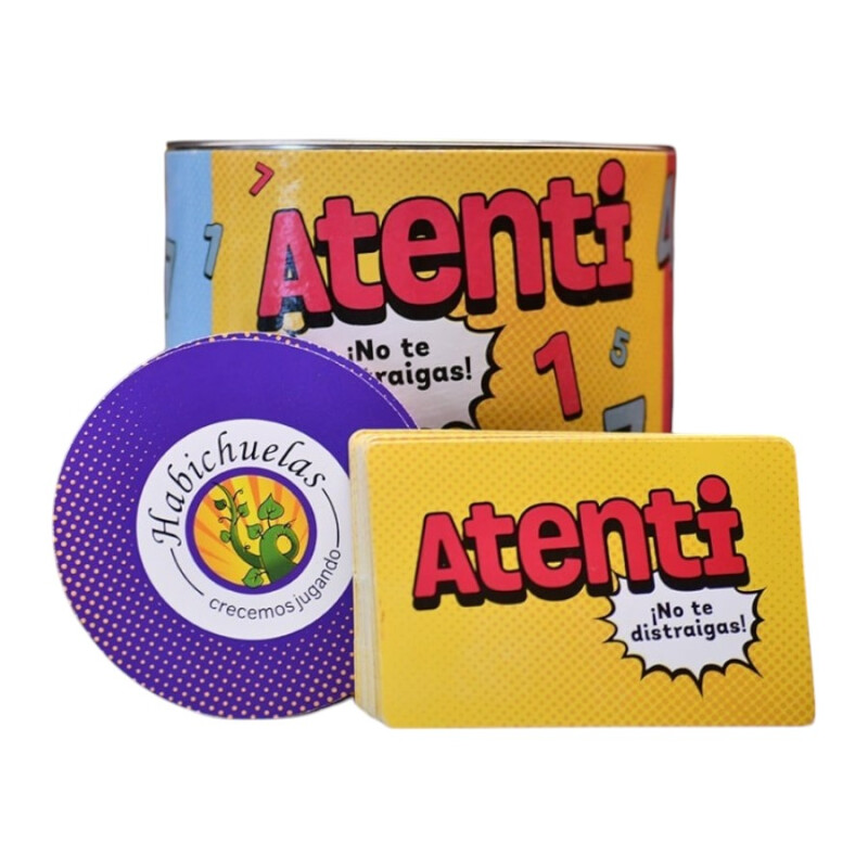 Juego de Cartas Atenti Habichuelas Juego de Cartas Atenti Habichuelas