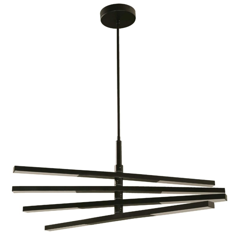 COLGANTE LED ALICE 40W 3000K NEGRO COLGANTE LED ALICE 40W 3000K NEGRO