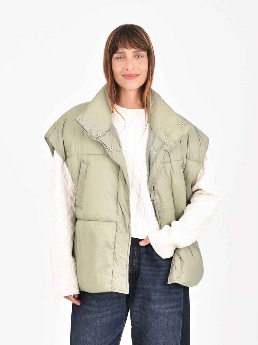 CHALECO JOSEFINA - OLIVA 