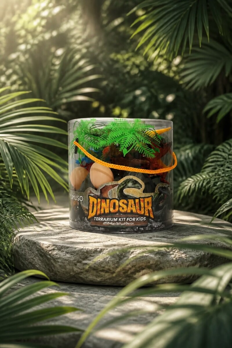KIT DE TERRARIO DE DINOSAURIO PARA NIÑOS 