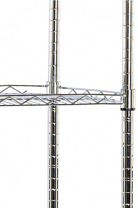 Estantería Metálica Cromada 1.80 X 0.90 X 0.35 M Estantería Metálica Cromada 1.80 X 0.90 X 0.35 M