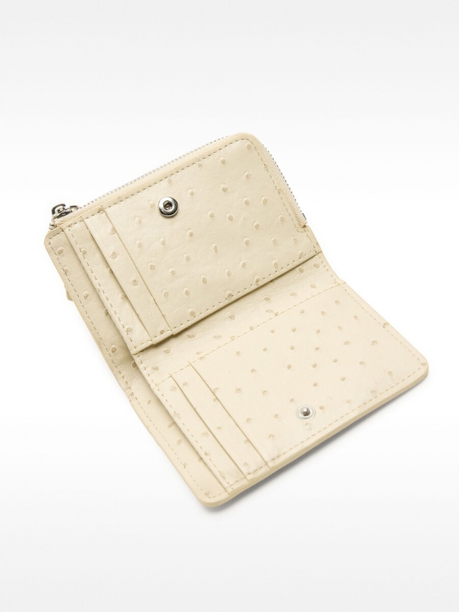Cartera Con Grabado Animal crudo
