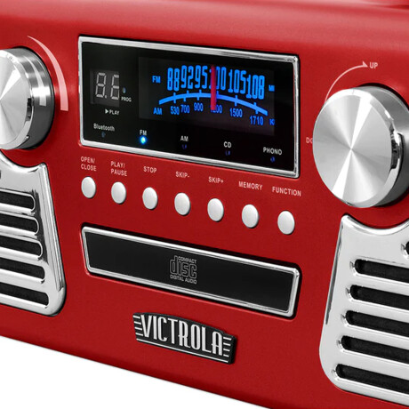 Victrola - Tocadiscos Retro Bluetooth Record Player V50-200 - Bluetooth. 3 Velocidades. Parlantes es 001