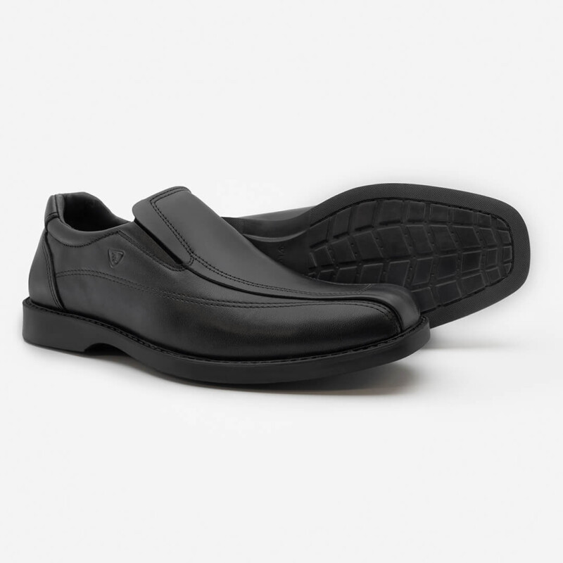 Zapatos de Hombre Lombardino Flex elastizado Negro