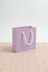 Bolsa cartulina 10x05x10 cm LILA
