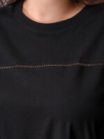 Remera Festón negro