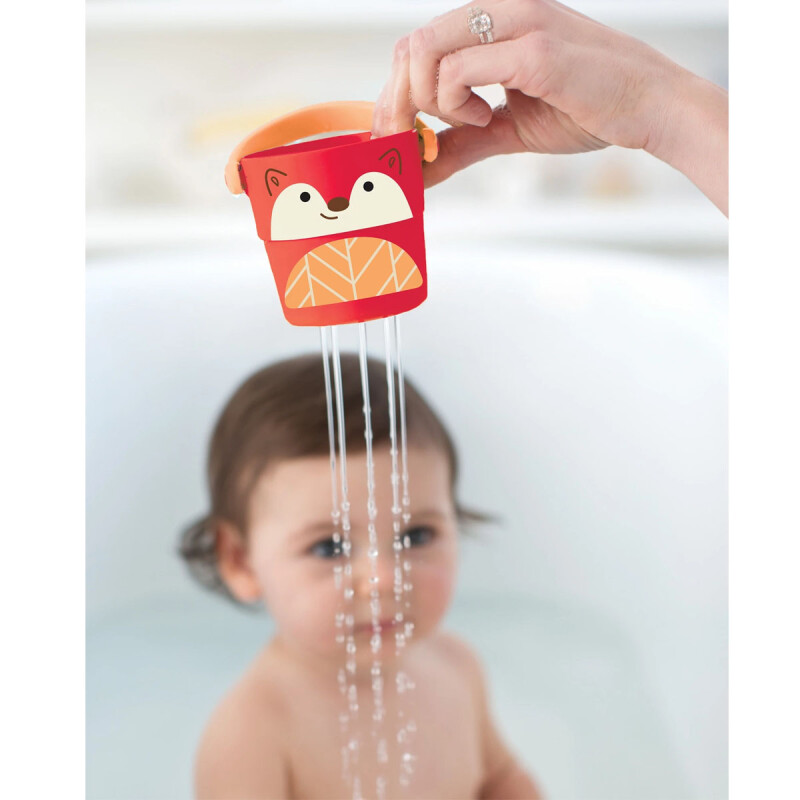 Juego de baño cinco baldes rociadores diseño zoo Skip Hop Juego de baño cinco baldes rociadores diseño zoo Skip Hop